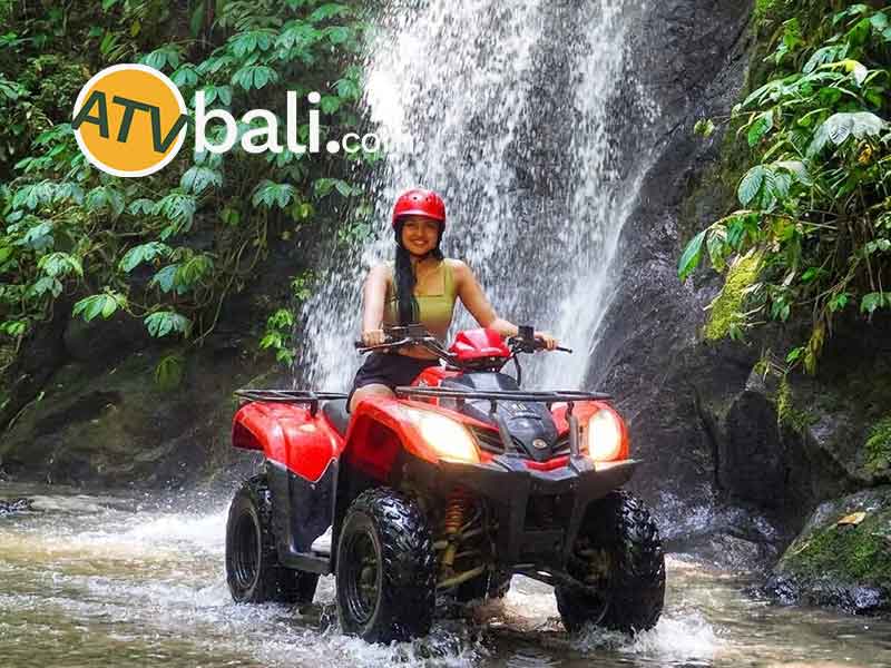 ATV Jungle Waterfall and Cave Adventure in Bali