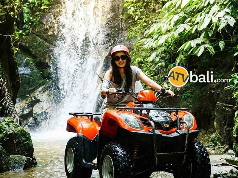 Ubud ATV Ride with Natural Waterfall Experience